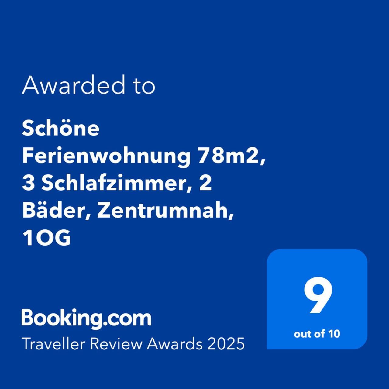 Schoene Ferienwohnung 78M2, 3 Schlafzimmer, 2 Baeder, Zentrumnah, 1Og Erfurt Zewnętrze zdjęcie